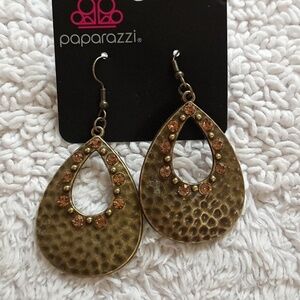 Terrafirm Twinkle Brown Earrings